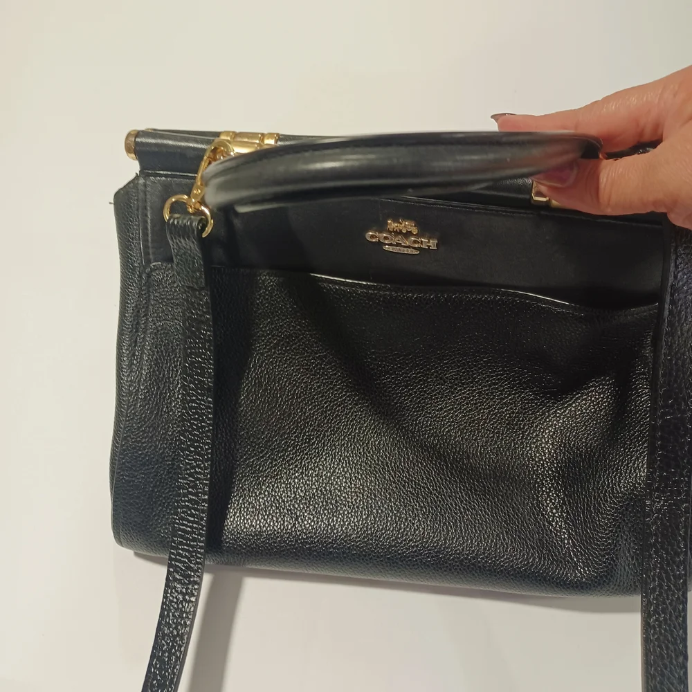 Coach Grace Black Leather Bag - Picture 4 of 13